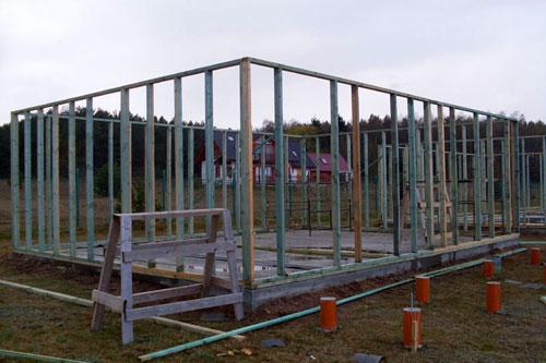 Etapy budowy domu letniskowego Oksanka